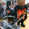 Gaelhawks Spread Pep With T-shirt Cannon!